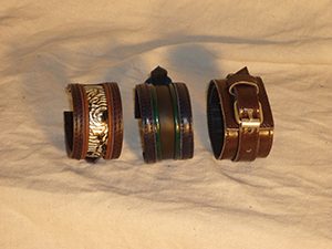 bracelets cuirs
